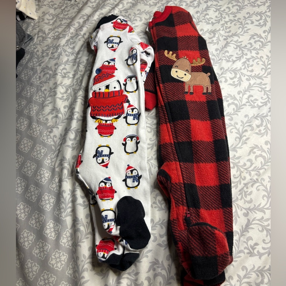 Infant 2PC Holiday pajama bundle 0-3m